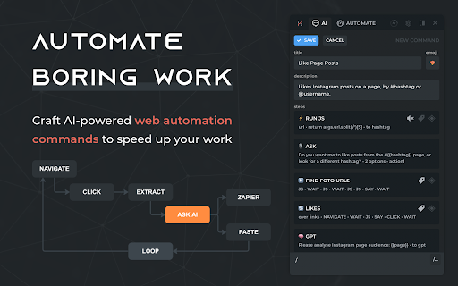 HARPA AI: Web Automation with ChatGPT, Claude, Gemini, Grok screenshot