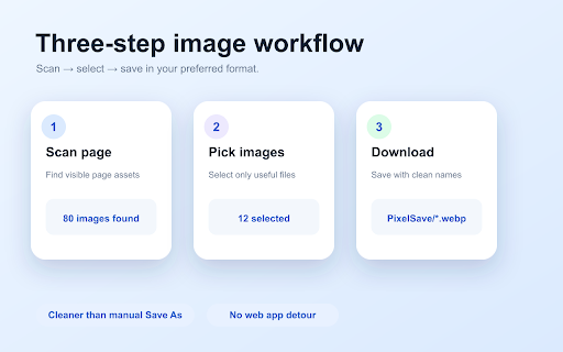 PixelSave Image Converter screenshot