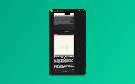 Blur & Lock for WhatsApp Web screenshot