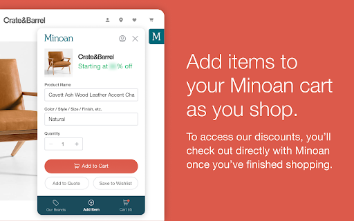 Minoan | Shop & save for your vacation rental screenshot