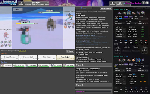 Showdex screenshot
