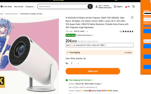 Extension Temu - Best Shop Chrome Extension screenshot