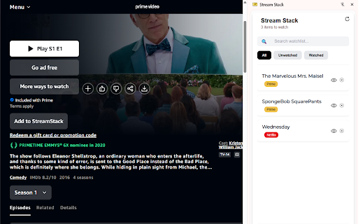 Stream Stack screenshot