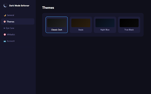 Dark Mode Enforcer + Eye Care screenshot