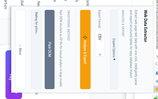 Web Data Extractor screenshot