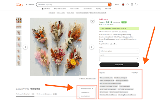 CraftSpy for Etsy sellers screenshot