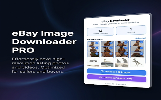 eBay Image Downloader & Video - MyExtHub screenshot