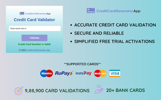 Credit Card Validator screenshot