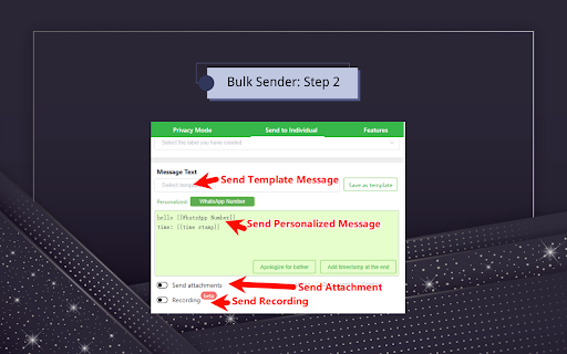 WARocket Sender:Rocket Sender - WAPI Sender screenshot