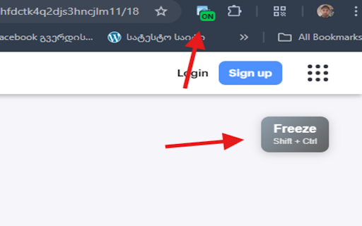 Freeze Page & Hover Inspector screenshot