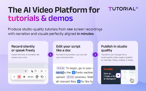 Tutorial.AI Screen Recorder screenshot