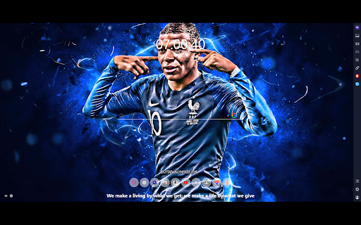 Kylian Mbappé MeaVana screenshot