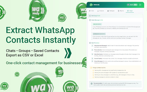 WASendly – WhatsApp Bulk Message Sender screenshot