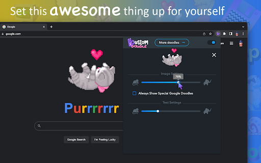 Sweezy Custom Doodle for Google™ screenshot