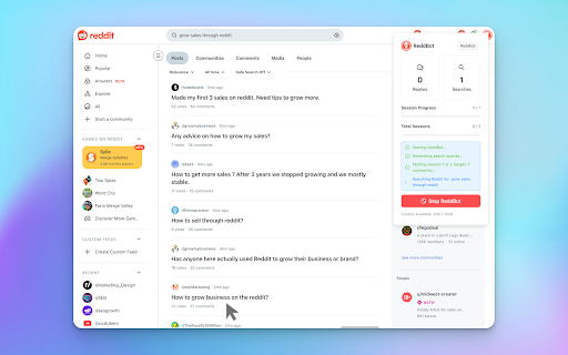 Reddbot | AI Reddit Marketing Agent & Replies screenshot