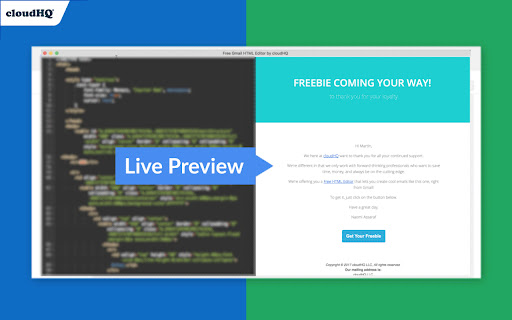 HTML Editor for Gmail by cloudHQ screenshot