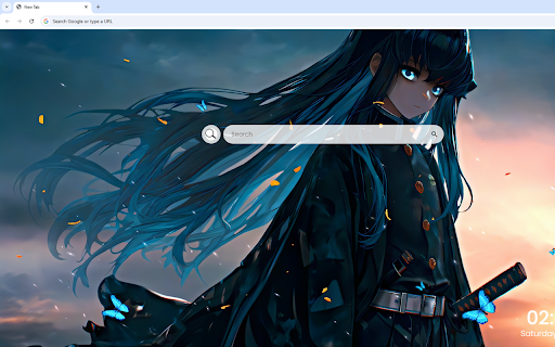 Muichiro Tokito: Serenity and Strength in a Live Theme screenshot