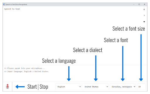 Speech to Text (Voice Recognition) screenshot