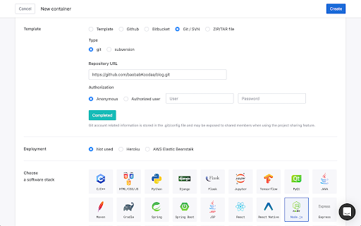 goormIDE: Powerful Code Editor with Container screenshot