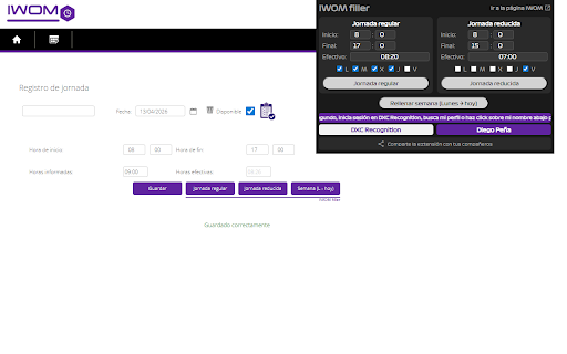 IWOM filler screenshot