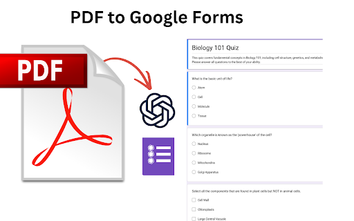 GPT Google Form Quiz Maker screenshot