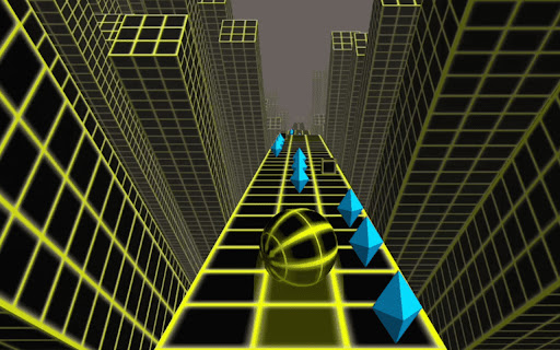 ball surfer 3d rolling game screenshot