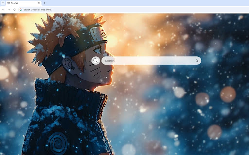 Naruto Uzumaki Winter Live Wallpaper screenshot