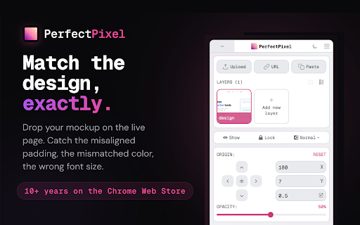 PerfectPixel by WellDoneCode (pixel perfect) screenshot