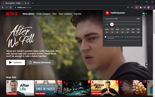 Netflix Speeder: adjust playback speed [QVI] screenshot