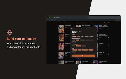 Manga Reader and Tracker - MangaPin screenshot