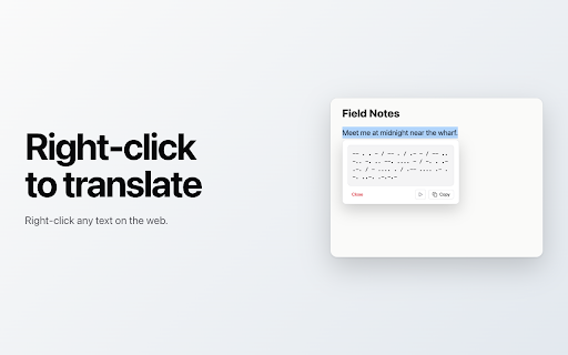 Morse Code Translator screenshot