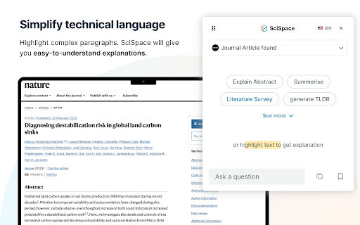 SciSpace: Do hours of research in minutes screenshot