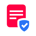 Protect text icon