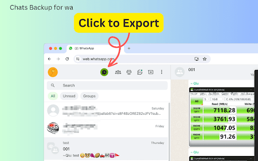 Chats Backup for wa screenshot