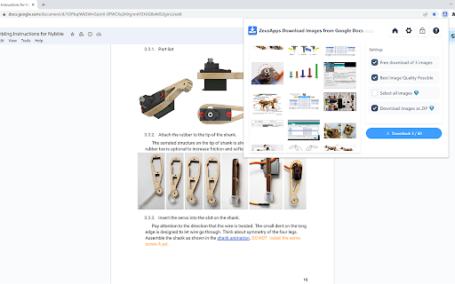 Download & Save Images From Google Docs Fast screenshot