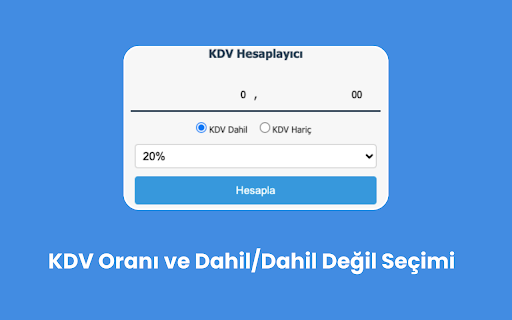 KDV Hesaplayıcı screenshot