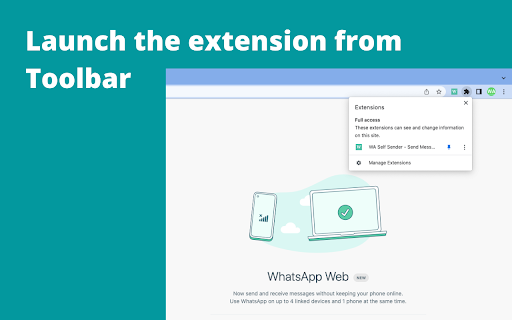 WA Self Sender - Free Messages Sender screenshot