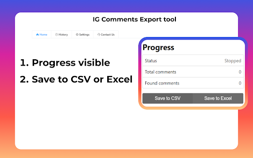 IG Exporter & Scraper: Export Instagram Comments data to list screenshot