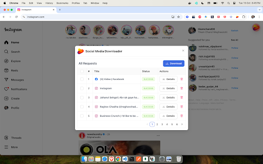 Social Media Downloader screenshot