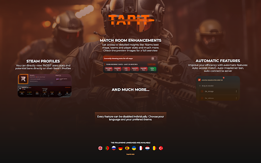 Tapit - Level up your Faceit experience screenshot
