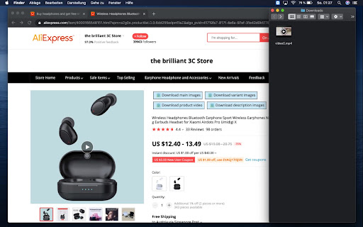 AliDownloader | Download AliExpress images screenshot