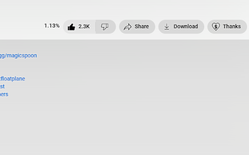 YouTube Like-Dislike Shortcut screenshot