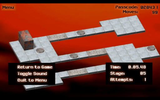 Bloxorz Unblocked screenshot