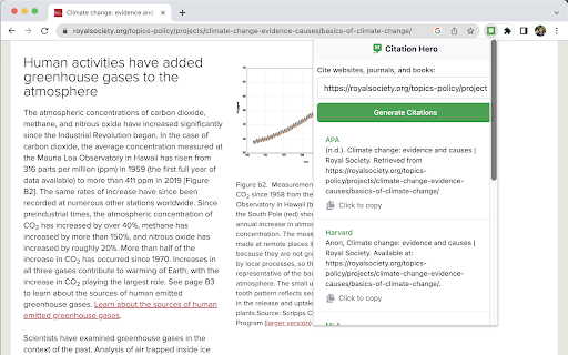 Citation Hero - Free Citation Generator screenshot