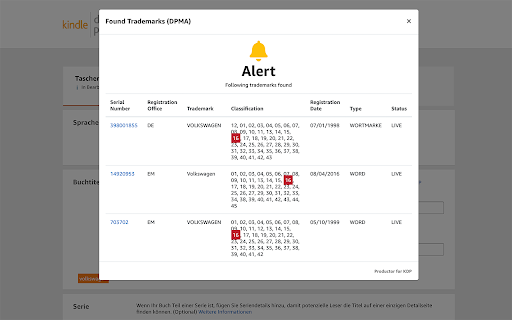 Productor for KDP screenshot