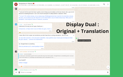Translator for WhatsApp™ Web: Private, Unlimited & Local AI screenshot