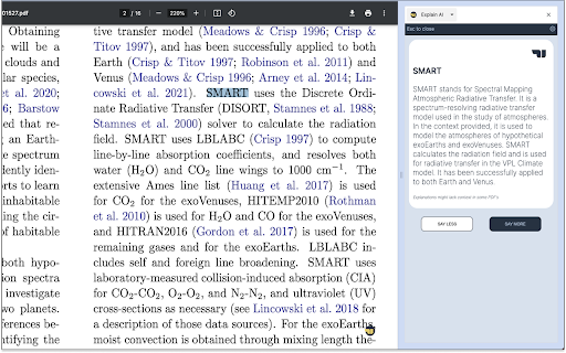 Explain AI - Explain anything in its context screenshot