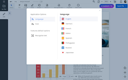 Soda PDF Viewer: Edit, Convert, Compress PDF files screenshot