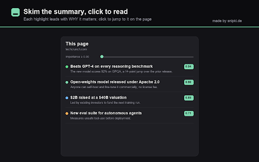 AI Highlighter screenshot