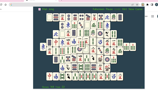 Free Mahjong Solitaire Game screenshot